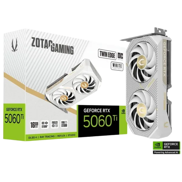 RTX 5060 Ti ZOTAC Twin Edge OC-White 16GB