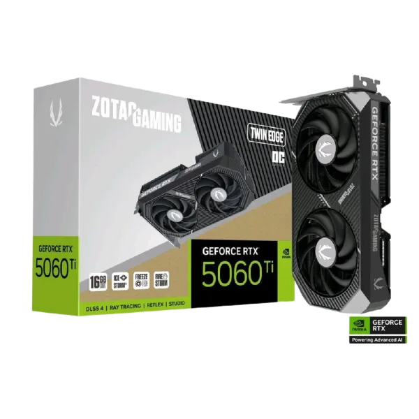 RTX 5060 Ti ZOTAC Twin Edge OC-Black 16GB