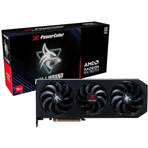 RX 9070 POWERCOLOR Hellhound-Black