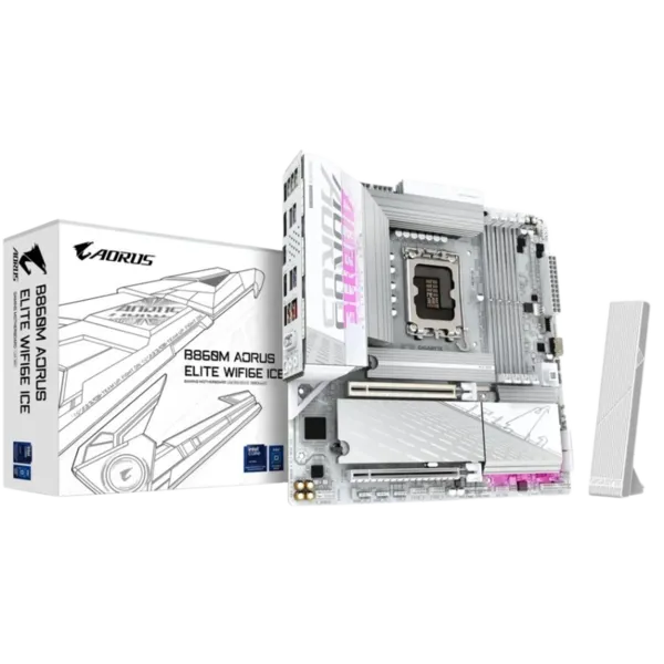 GIGABYTE B860M AORUS ELITE WIFI6E ICE