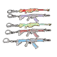 Random Rifle or Knife Keychain